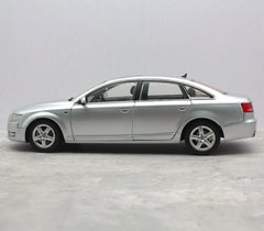 [OEM] 1:18 Audi 2004 A6L C6 Silver Model Car Die-Cast
