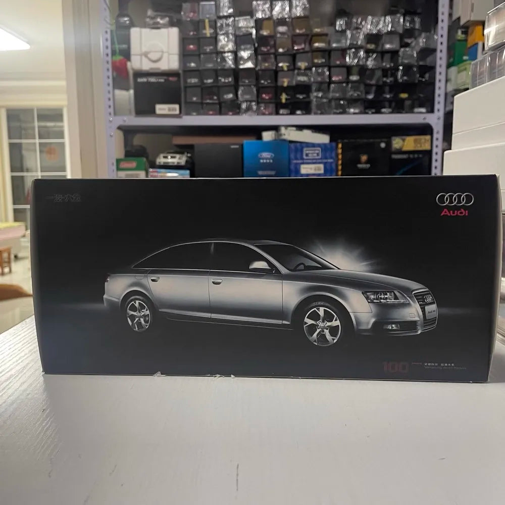 [OEM] 1:18 Audi 2009 A6L C6 nero modellino di auto Die-Cast