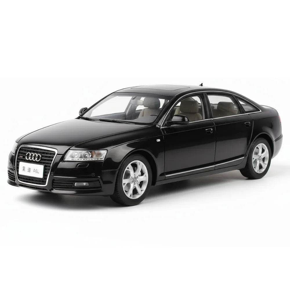 [OEM] 1:18 Audi 2009 A6L C6 Black Model Car Die-Cast