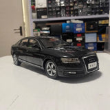 [OEM] 1:18 Audi 2009 A6L C6 Black Model Car Die-Cast
