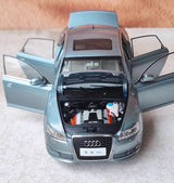 [OEM] 1:18 Audi 2009 A6L C6 Blue Model Car Die-Cast
