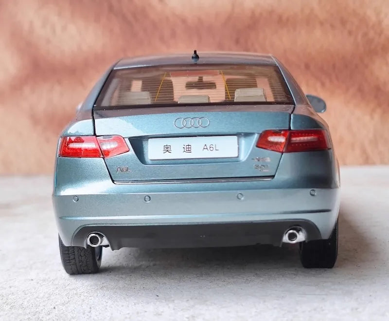 [OEM] 1:18 Audi 2009 A6L C6 blu modellino di auto Die-Cast