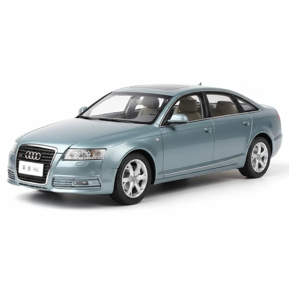 [OEM] 1:18 Audi 2009 A6L C6 blu modellino di auto Die-Cast