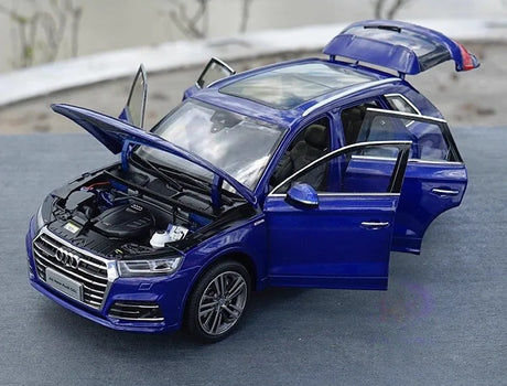 [OEM] 1:18 Audi 2018 Q5L Blue Model Car Die-Cast
