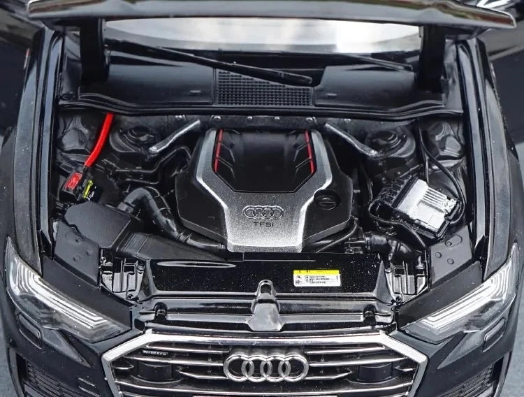 [OEM] 1:18 Audi 2019 A6L nero modellino di auto Die-Cast