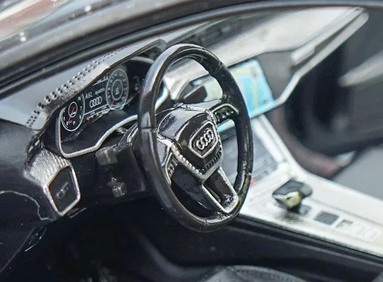[OEM] 1:18 Audi 2019 A6L nero modellino di auto Die-Cast