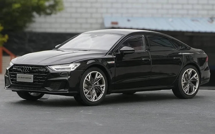 [OEM] 1:18 Audi 2021 A7L Black Model Car Die-Cast