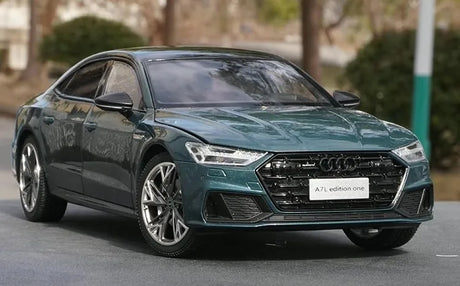 [OEM] 1:18 Audi 2021 A7L Green Model Car Die-Cast