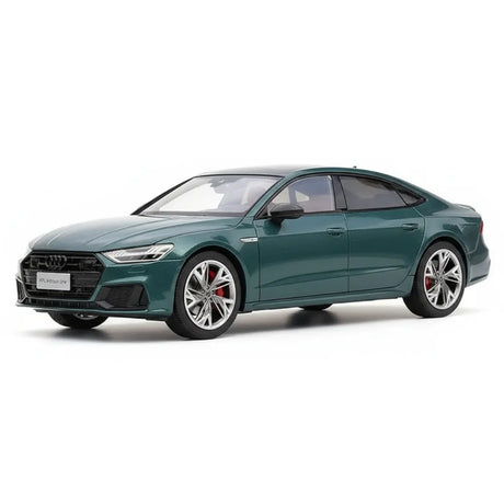 [OEM] 1:18 Audi 2021 A7L Green Model Car Die-Cast