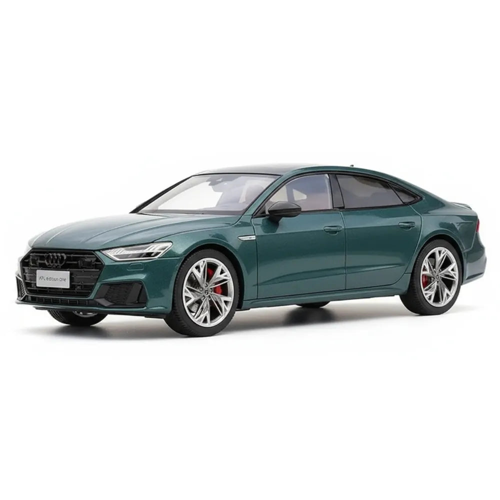 [OEM] 1:18 Audi 2021 A7L Green Model Car Die-Cast