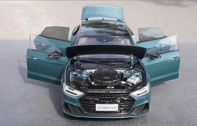 [OEM] 1:18 Audi 2021 A7L vert voiture miniature Die-Cast