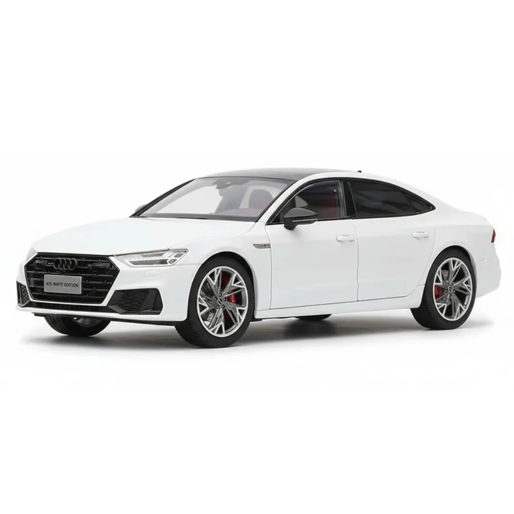[OEM] 1:18 Audi 2021 A7L White Model Car Die-Cast