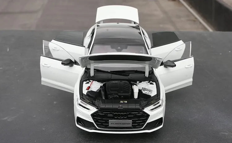 [OEM] 1:18 Audi 2021 A7L White Model Car Die-Cast