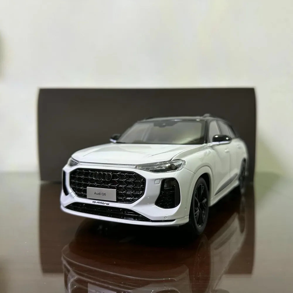 [OEM] 1:18 Audi 2022 Q6 White Model Car Die-Cast