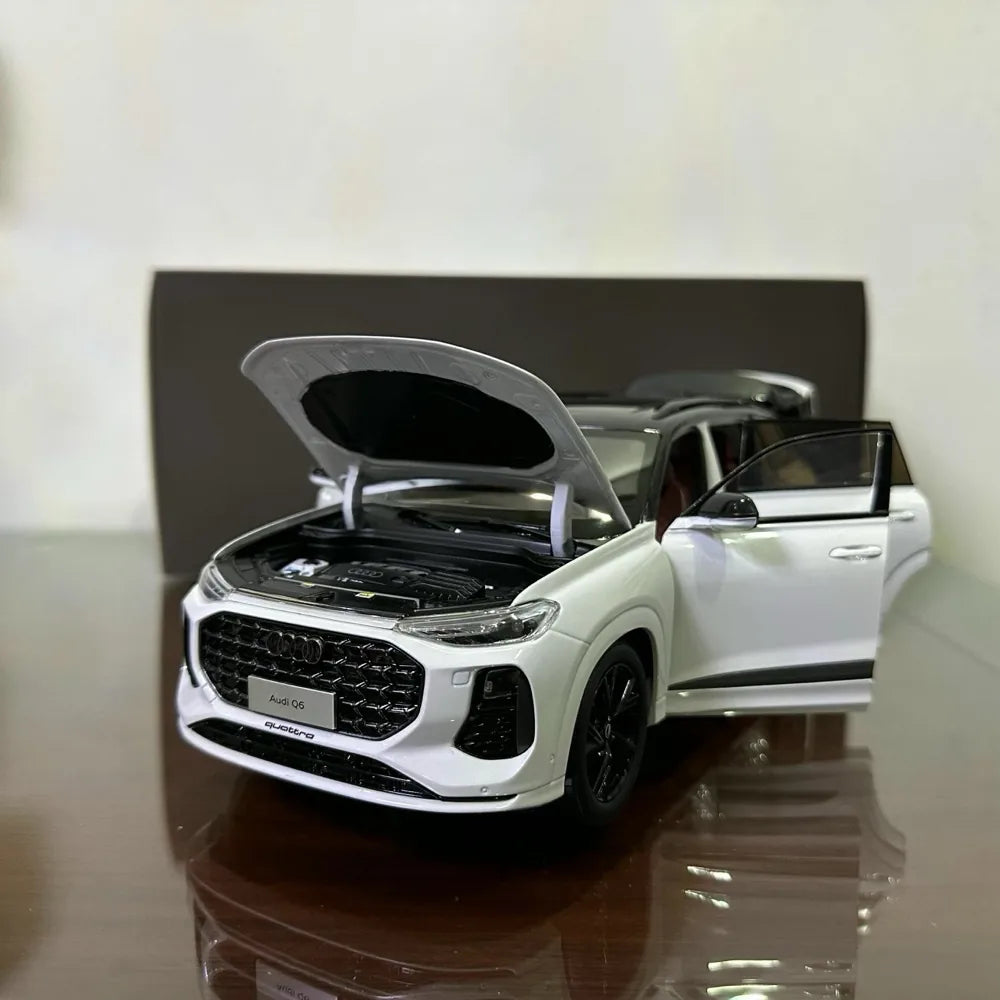 [OEM] 1:18 Audi 2022 Q6 White Model Car Die-Cast