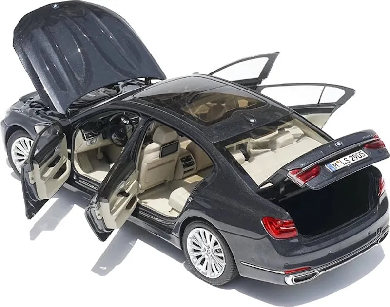 [OEM] 1:18 BMW 2016 G11 740Li Gray Model Car Die-Cast