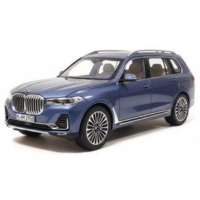 [OEM] 1:18 BMW 2019 G07 X7 blå modellbil Die-Cast
