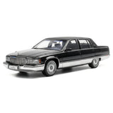 [OEM] 1:18 Cadillac 1993 Fleetwood Brougham Black Model Car Die-Cast