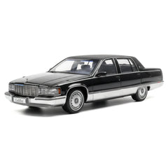 [OEM] 1:18 Cadillac 1993 Fleetwood Brougham nero modellino di auto Die-Cast