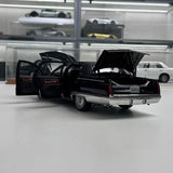 [OEM] 1:18 Cadillac 1993 Fleetwood Brougham Black Model Car Die-Cast