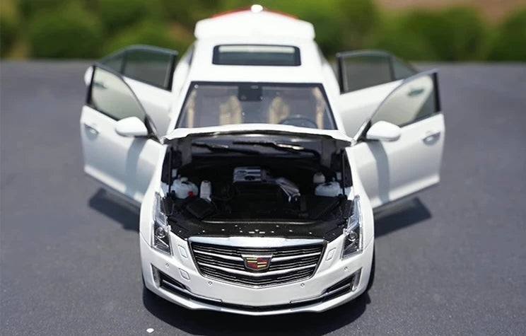 [OEM] 1:18 Cadillac 2014 ATS-L White Model Car Die-Cast