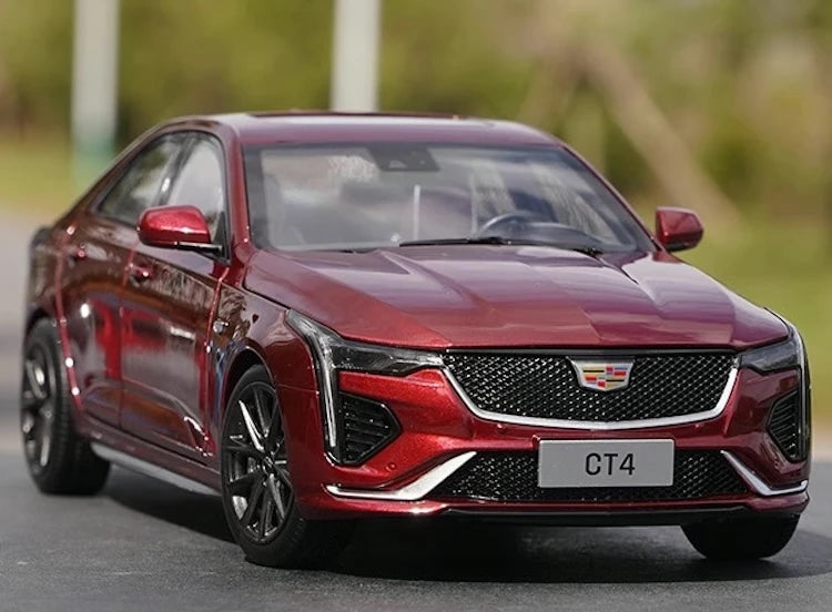 [OEM] 1:18 Cadillac 2020 CT4 Red Model Car Die-Cast