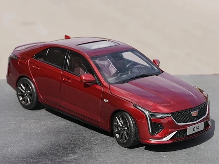 [OEM] 1:18 Cadillac 2020 CT4 Red Model Car Die-Cast