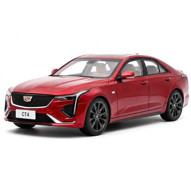 [OEM] 1:18 Cadillac 2020 CT4 rood modelauto Die-Cast