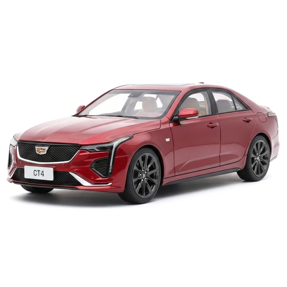 [OEM] 1:18 Cadillac 2020 CT4 Red Model Car Die-Cast
