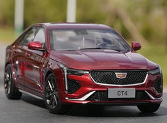 [OEM] 1:18 Cadillac 2020 CT4 Red Model Car Die-Cast