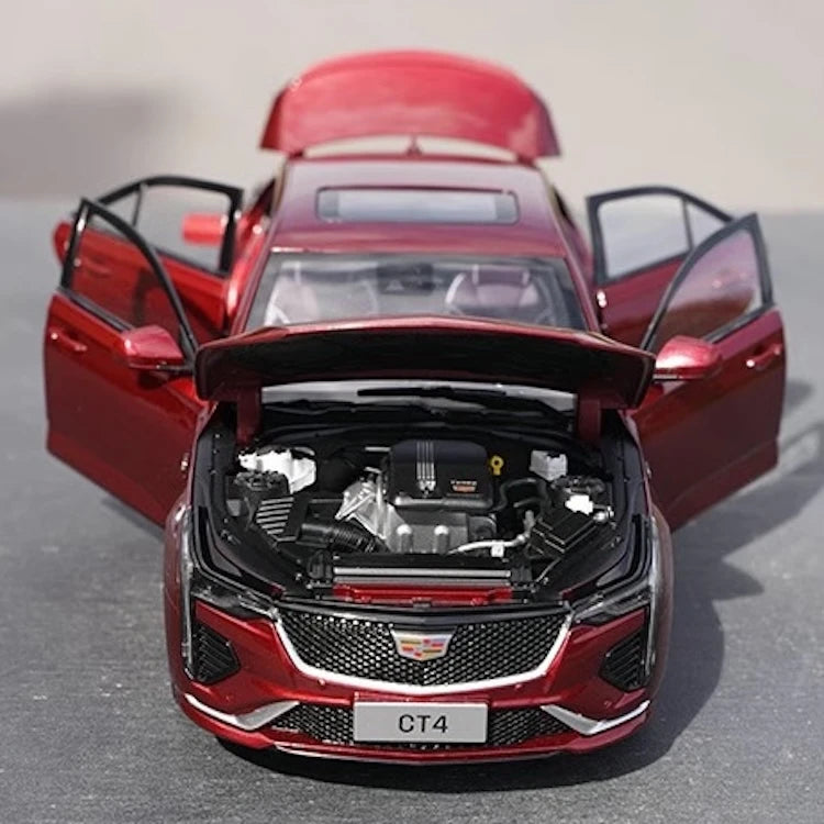 [OEM] 1:18 Cadillac 2020 CT4 Red Model Car Die-Cast