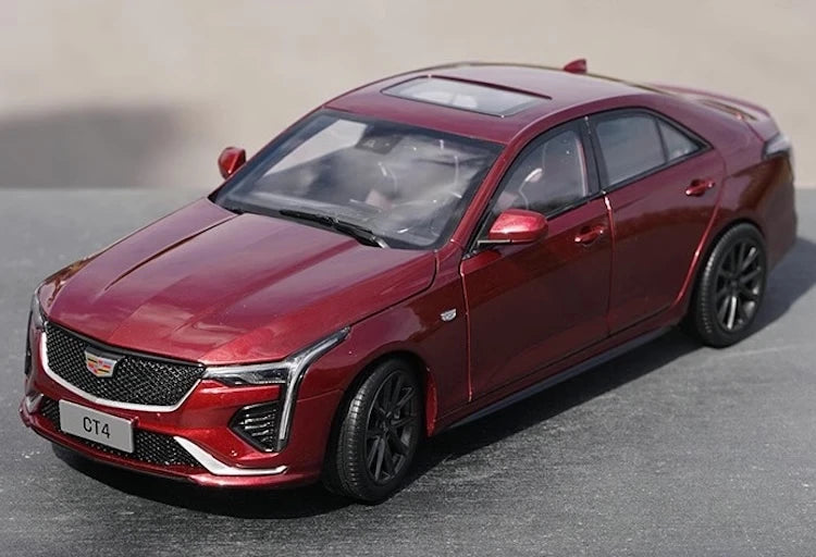[OEM] 1:18 Cadillac 2020 CT4 Red Model Car Die-Cast