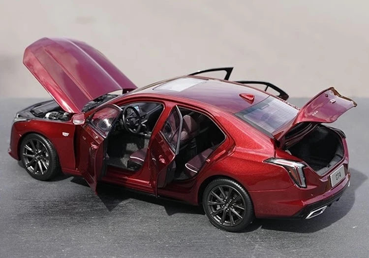 [OEM] 1:18 Cadillac 2020 CT4 Red Model Car Die-Cast