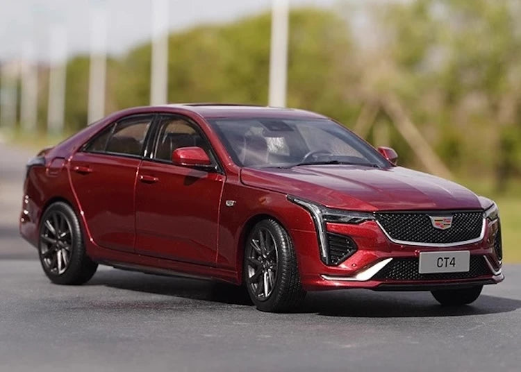 [OEM] 1:18 Cadillac 2020 CT4 Red Model Car Die-Cast