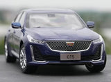 [OEM] 1:18 Cadillac 2021 CT5 Blue Model Car Die-Cast