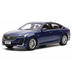 [OEM] 1:18 Cadillac 2021 CT5 Blue Model Car Die-Cast