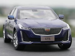 [OEM] 1:18 Cadillac 2021 CT5 Blue Model Car Die-Cast