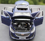 [OEM] 1:18 Cadillac 2021 CT5 Blue Model Car Die-Cast