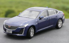 [OEM] 1:18 Cadillac 2021 CT5 Blue Model Car Die-Cast