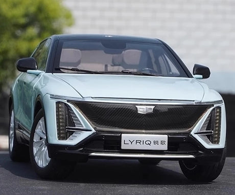 [OEM] 1:18 Cadillac 2022 Lyriq Blue Model Car Die-Cast