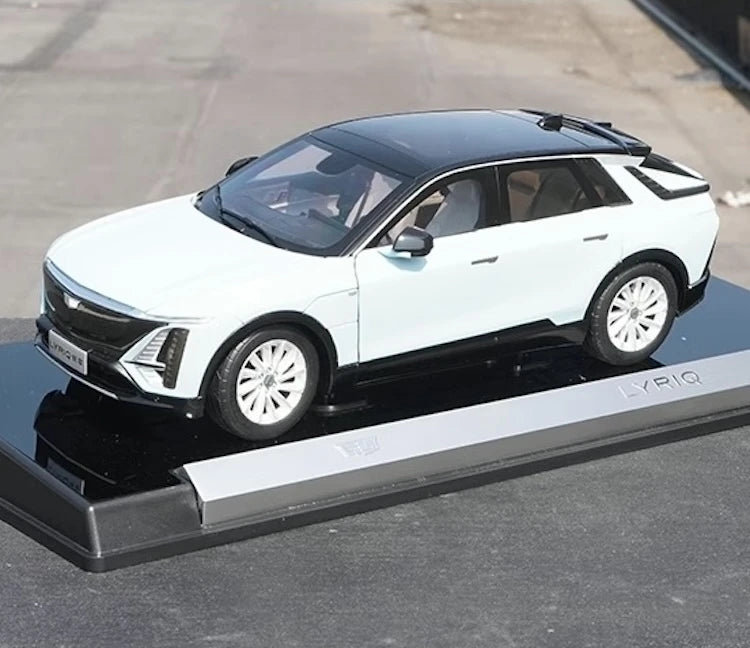 [OEM] 1:18 Cadillac 2022 Lyriq Blue Model Car Die-Cast