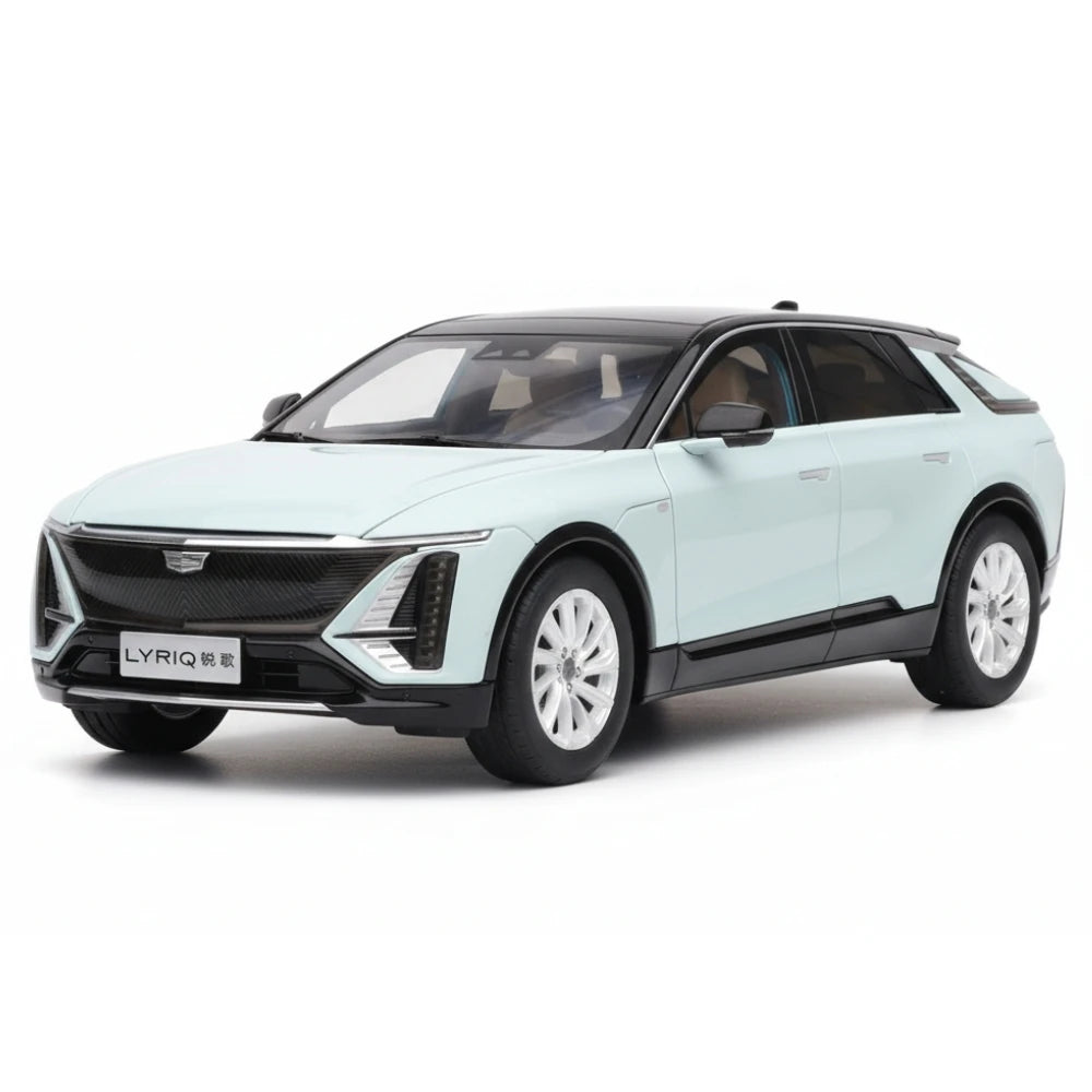 [OEM] 1:18 Cadillac 2022 Lyriq Blue Model Car Die-Cast