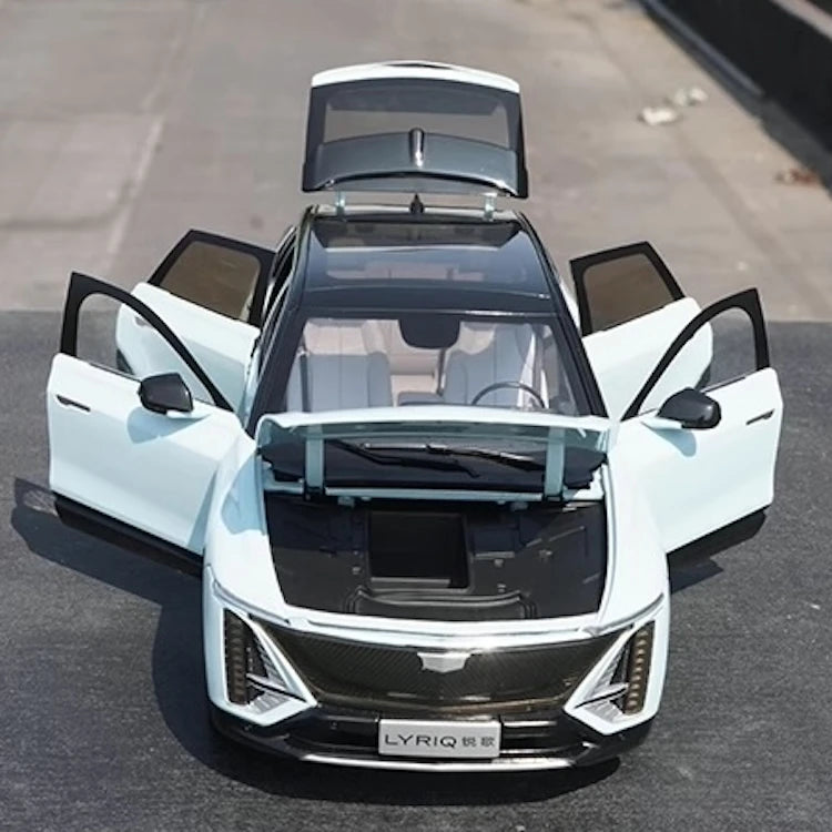 [OEM] 1:18 Cadillac 2022 Lyriq sininen pienoismalli Die-Cast