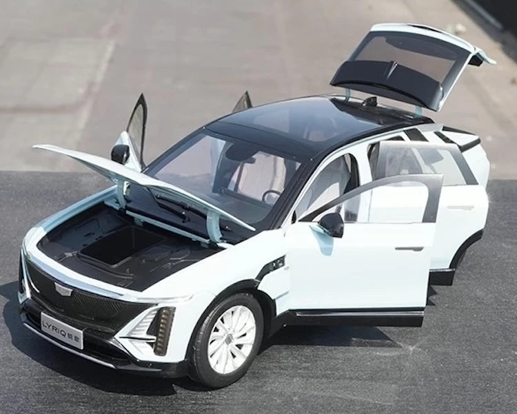 [OEM] 1:18 Cadillac 2022 Lyriq Blue Model Car Die-Cast