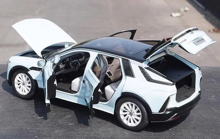 [OEM] 1:18 Cadillac 2022 Lyriq sininen pienoismalli Die-Cast
