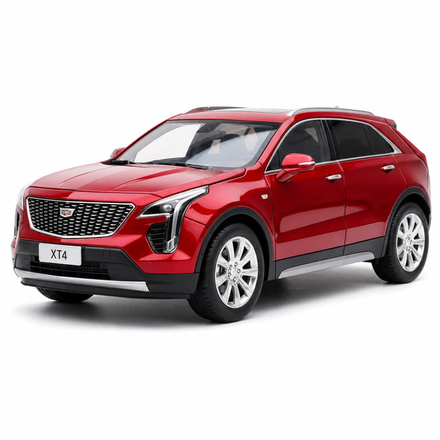 [OEM] 1:18 Cadillac 2022 XT4 rood modelauto Die-Cast