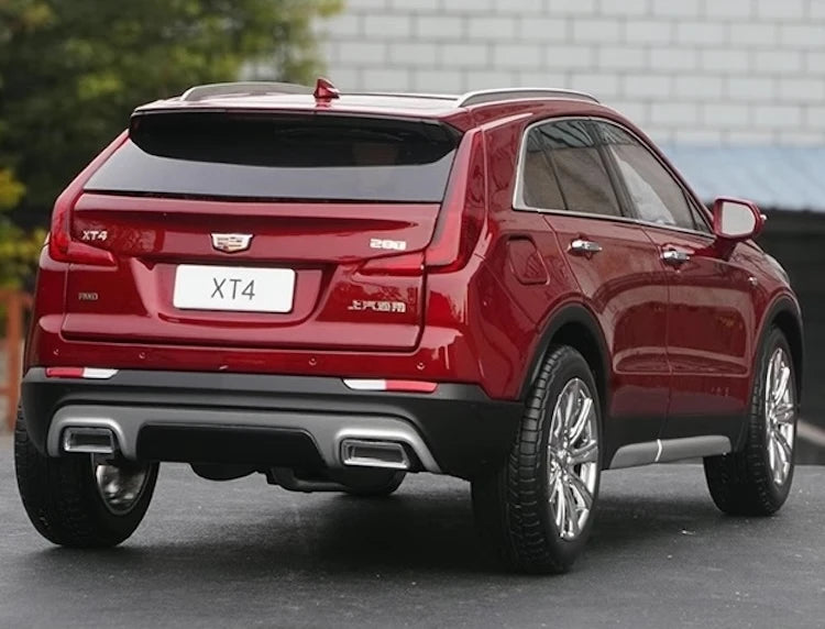 [OEM] 1:18 Cadillac 2022 XT4 Red Model Car Die-Cast