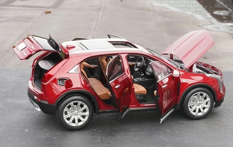 [OEM] 1:18 Cadillac 2022 XT4 Red Model Car Die-Cast