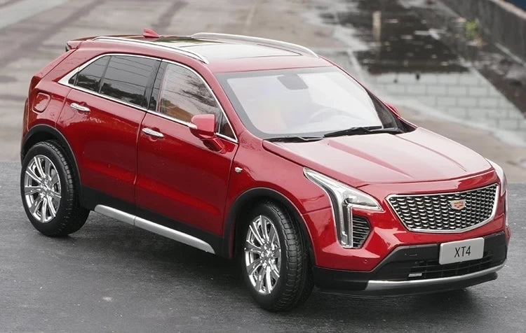[OEM] 1:18 Cadillac 2022 XT4 Red Model Car Die-Cast