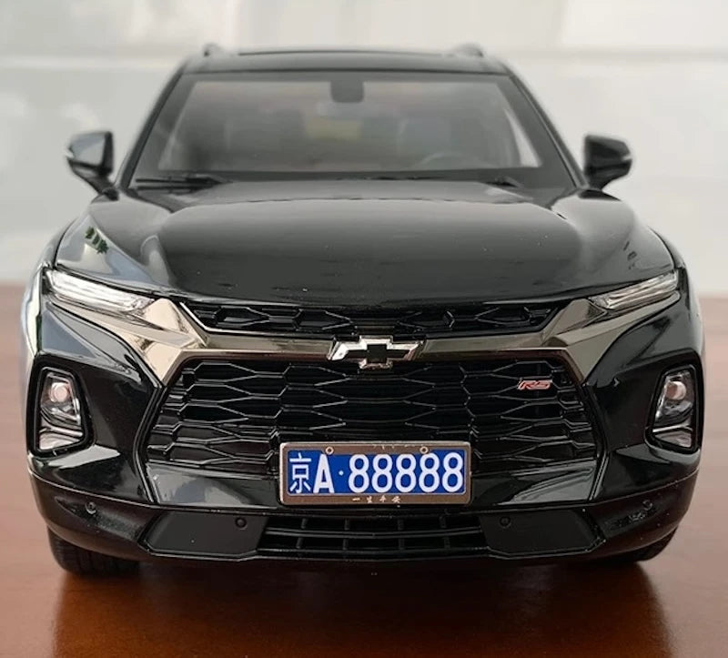 [OEM] 1:18 Chevrolet 2021 Trailblazer RS nero modellino di auto Die-Cast